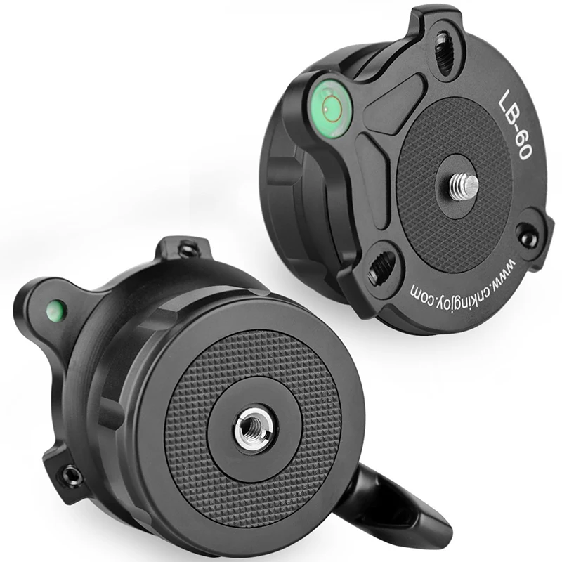 Профессиональная нивелирующая головка штатива с пузырьковым уровнем для DSLR