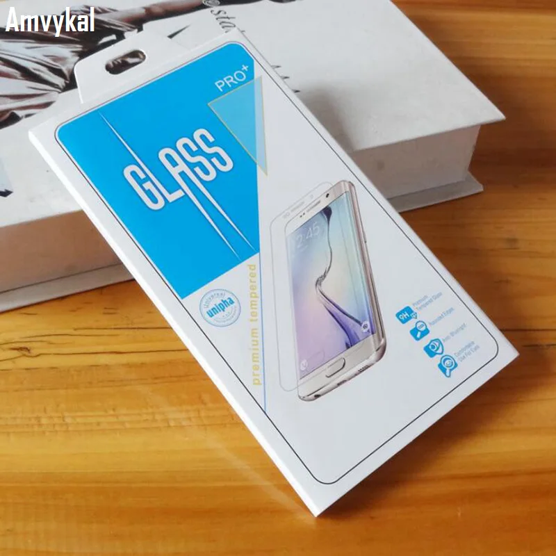 Style 4 Amvykal для iphone XR XS Max Samusng S10e S10 S9 S8 плюс полное покрытие закаленное Стекло Экран протектор Универсальный Розничная посылка коробка - Цвет: Style 4