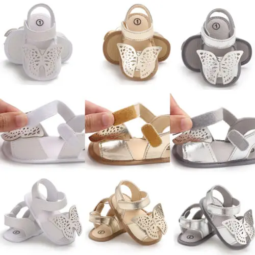 

Cute New Baby Girls Sandals 3D Butterfly Soft Sole Toddler Summer Shoes Casual Moccasin Infant Girl Top Selling Sandals