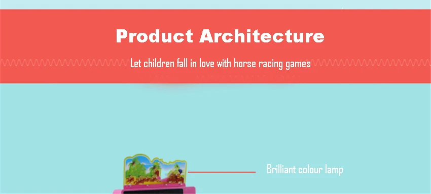3D Horse Racing Game Machine Music Video Screen Children's Horse Riding Swing Machine Rocking Car coin-operated Game Machine