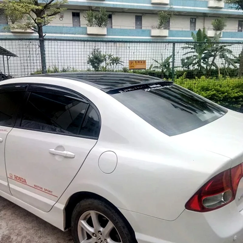 Для Honda Civic 2006 2007 2008 2009 2010 2011 спойлер Высокое качество abs пластик задний украшение в виде хвостового крыла