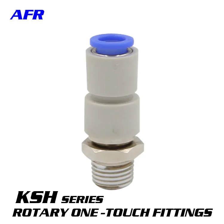 

KSH Series Pneumatic straight High speed Rotary One-touch Fittings KSH04-M5 KSH04-M6 KSH04-01S KSH06-M5 KSH06-01S KSH06-02S