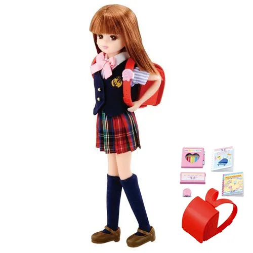 Миниатюрная сумка blythe для кукол 1:6 школьный ранец licca Pullip рюкзак 1/6 аксессуары