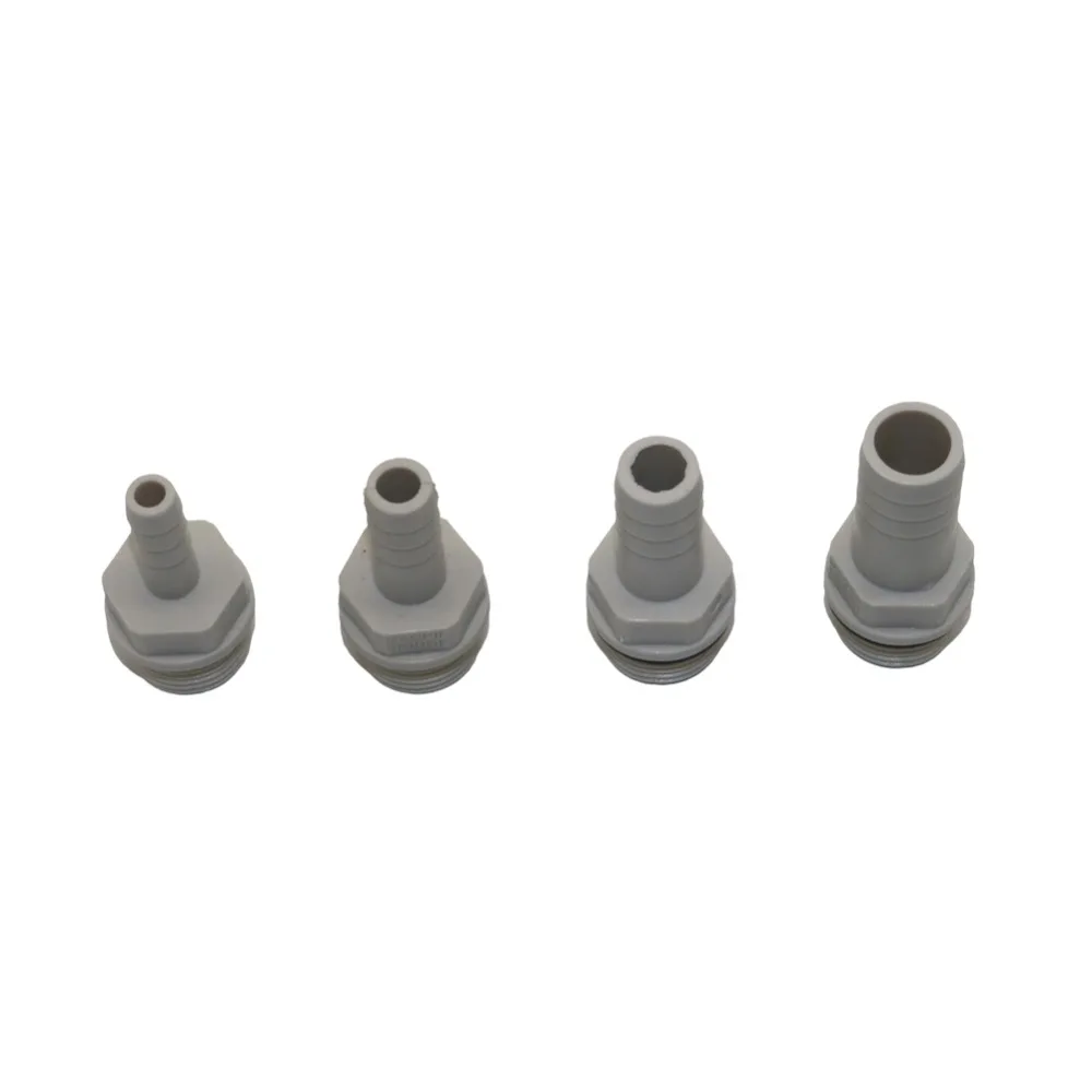 3/8 &quot 1/2&quot резьба на 6/8/10/12 мм шланг соединение аквариум пластик-сталь прямой