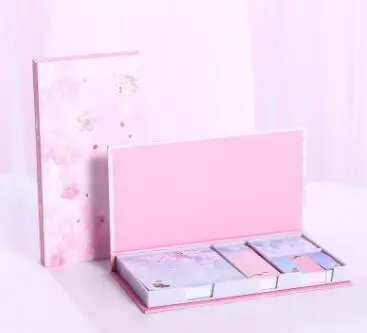 Sakura 3 Премиум Сакура Липкие заметки в коробке звездное небо Сакура кошка блокноты для записей Сакура отправлено для девочек - Цвет: Sakura 3