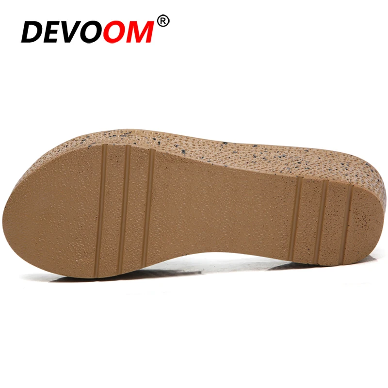 Модные вьетнамки на платформе домашняя обувь Chaussons женские сандалии с пряжкой Zomer