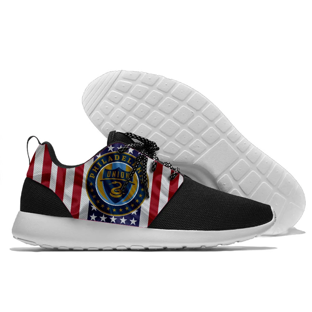 New top Men's Running shoes with major league soccer Philadelphia players patterned sneakers Women's trendy sneaker | Спорт и
