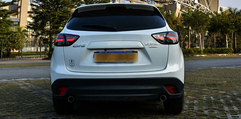 Автомобильный стиль 2013- задние фонари для Mazda CX-5 CX5 задние фонари светодиодный DRL ходовые огни Противотуманные фары с ангельскими глазками задние габаритные огни