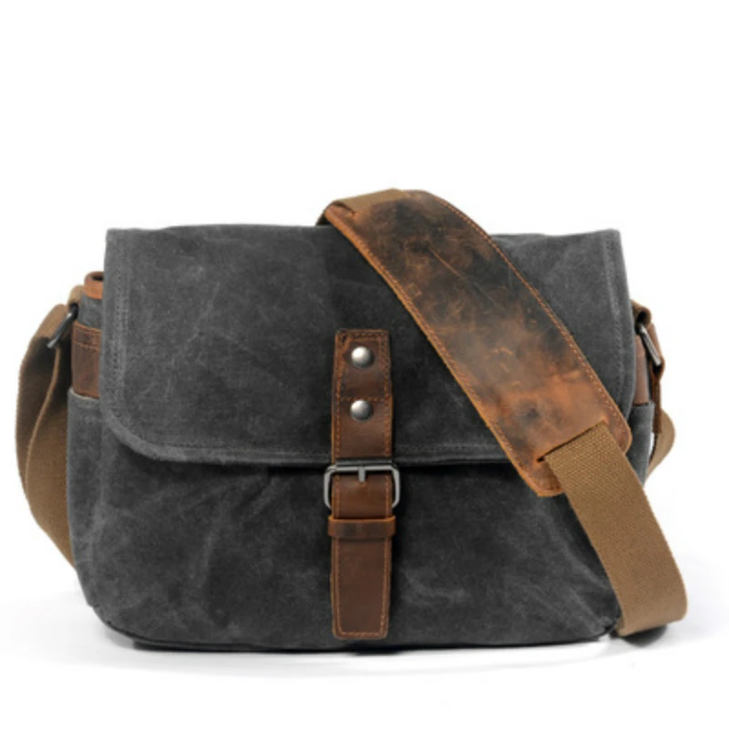 Ретро водонепроницаемая сумка для камеры пакеты фотографии DSLR наплечный Слинг