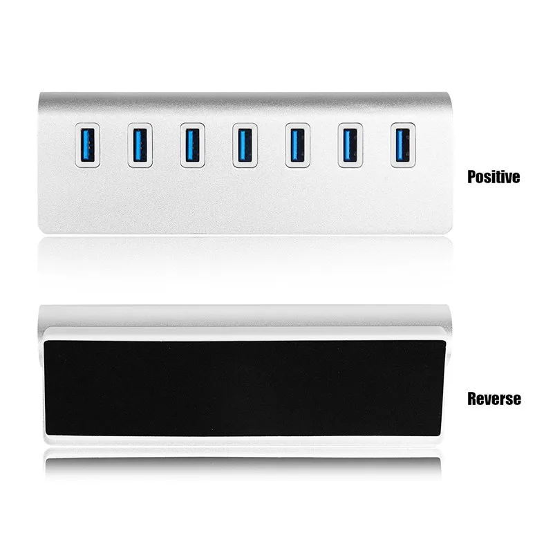 USB разветвитель BinFul алюминиевый 7 портов 5 Гбит/с|usb hub 3.0|hub 3.0usb 3.0 |