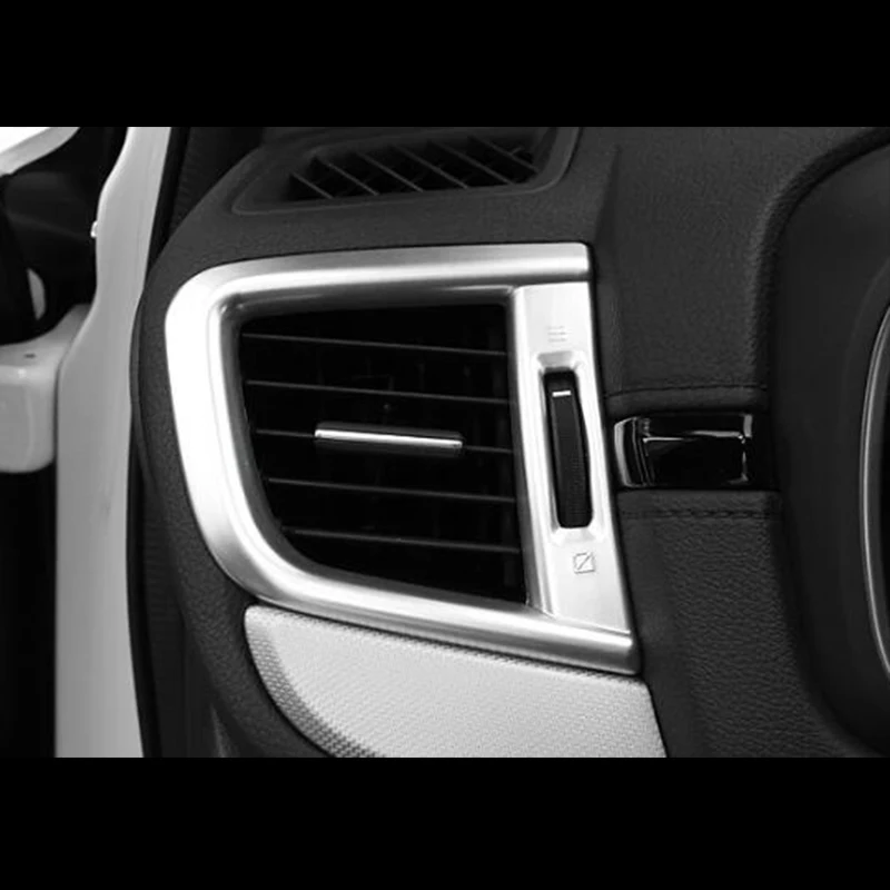 

For Honda CR-V CRV 2017 2018 ABS Chrome Accessories Car Left And Right Conditioner Air Outlet Cover Trim Sticker Car Styling