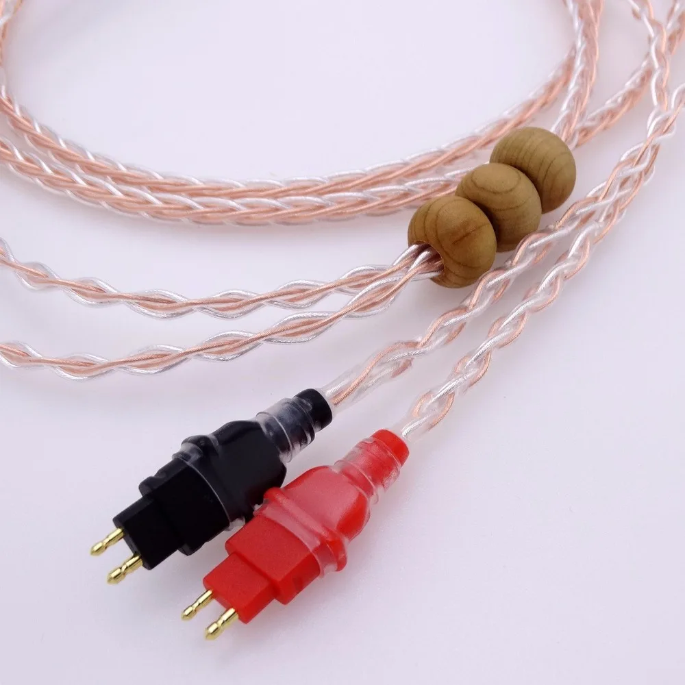 DIY Hi end HIFI Litz braid 8 ядер 5n Pcocc гибридный кабель для наушников HD580 HD600 HD650