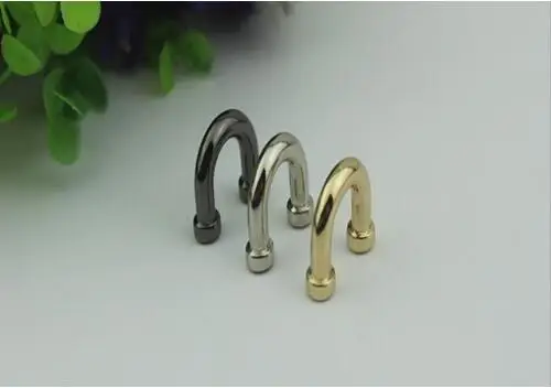 

(10 PCS/lot) on the inner diameter 9 mm screw bold arch bridge on the sole of hang bag hook bags handbags hardware accessories