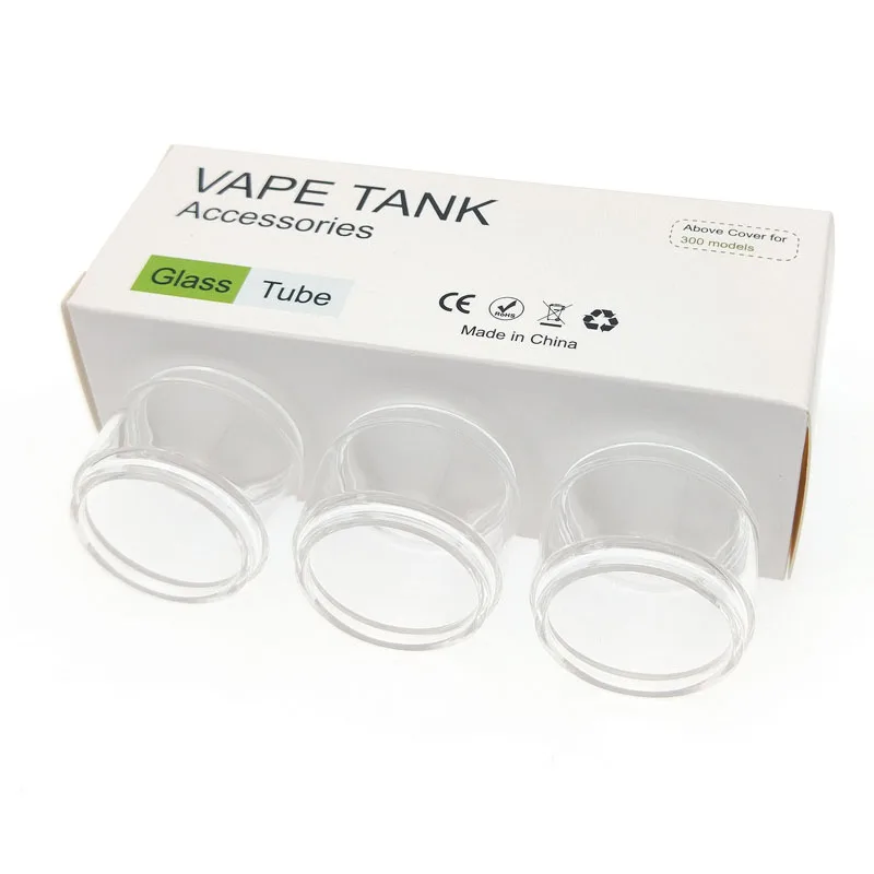 15 шт. Высококачественная сменная стеклянная трубка Pyrex для Vapefly Galaxy MTL RTA 3 мл 5