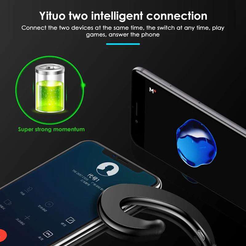 Y12 беспроводные Bluetooth спортивные наушники для вождения, стерео гарнитура с шумоподавлением, водонепроницаемые наушники без потерь для iphoneexr
