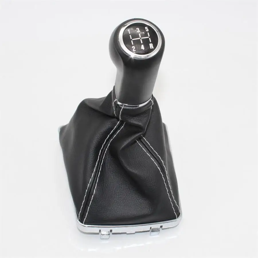 5 speed Для OPEL ASTRA III H 1,6 VAUXHALL 2004 2005 2006 2007 2008 2009 2010 автомобилей 5/6 Скорость Шестерни рычаг переключения с кожаный ботинок - Название цвета: 5 speed