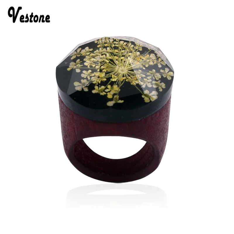 Новинка кольца vestone из искусственной смолы волшебный лес креативные ручной