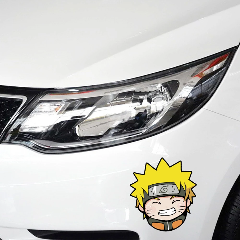 

Aliauto Car-styling Cartoon Naruto Car Fuel Cap Sticker Decal Accessories for Toyota Peugeot Ford Focus Renault Bmw Audi Skoda