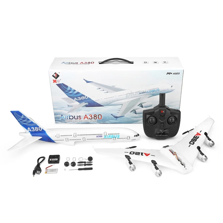 Модель самолета Wltoys XK A120 RTF на радиоуправлении 2 4 ГГц 3CH модель аэробуса A380 время