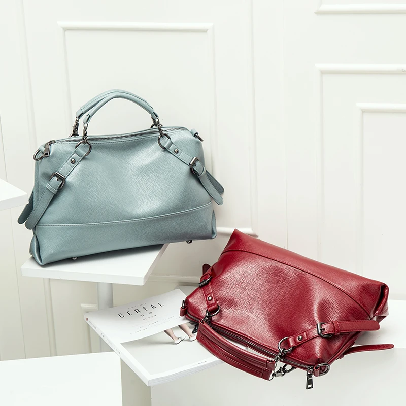 Female single shoulder &amp Handbags Solid diagonalBoston Pillow bag luxury handbags women bags designer fashion speedy Bags | Багаж и