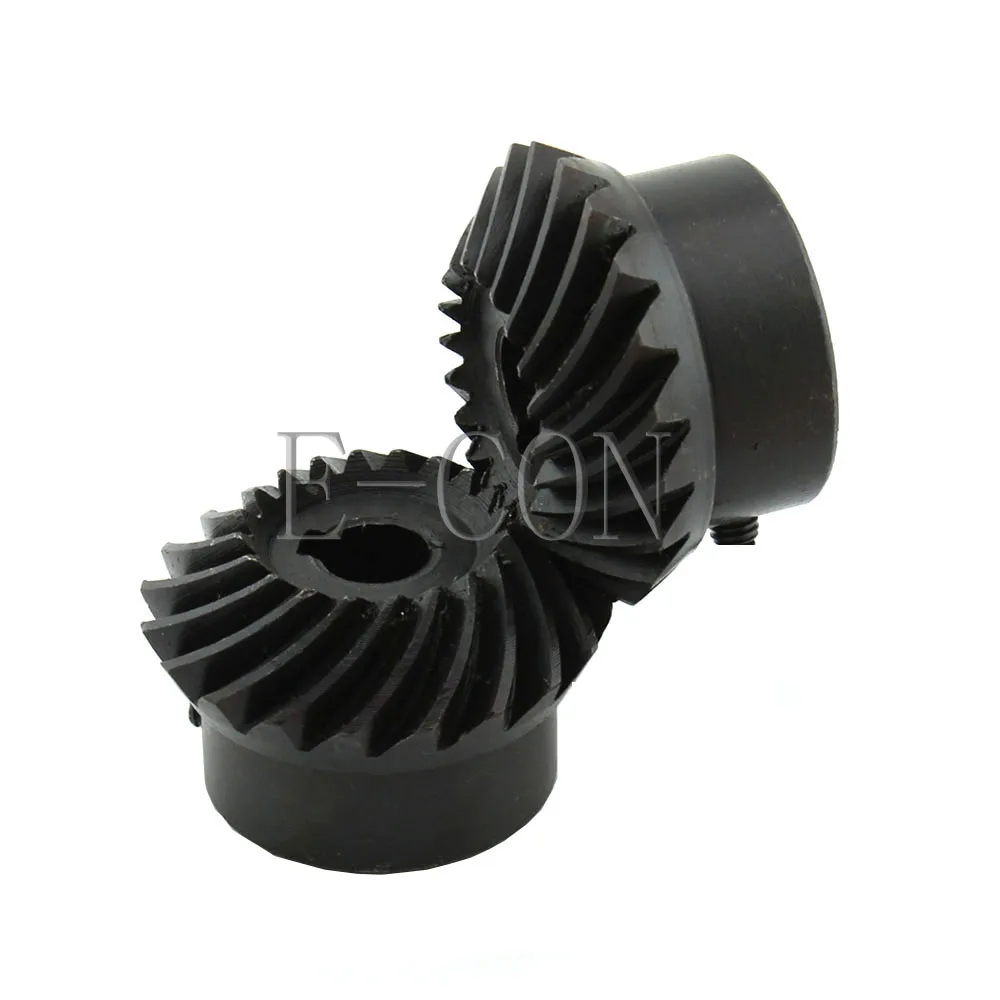 2pcs 1.5M20T Metal Umbrella Spiral Bevel Gear Helical Motor Gear 8mm/10mm/12mm Bore