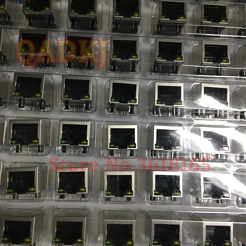 Бесплатная доставка 5 шт./лот HR911130C RJ45 21 мм с освещением shrapnel Gigabit Ethernet сетевые