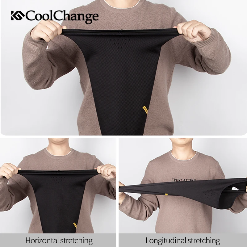 CoolChange Bicycle Mask Winter Warm Face Elastic Cycling Triangle Polar Fleece Breathable Ear Protector Bike Facemask | Спорт и