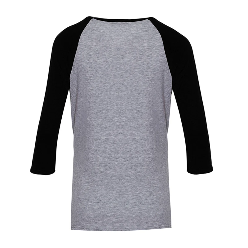 Bigsweety футболка Женские лоскутные Футболки Топы ropa mujer с контрастным рукавом
