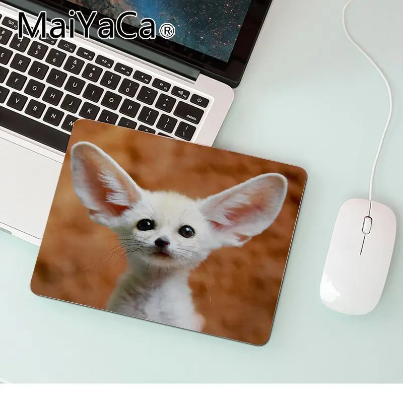 No Lock Edge18x22cm Maiya Подарочный коврик для мальчика, милая лиса, высокоскоростной коврик для мыши,,, игровой коврик для мыши - Цвет: No Lock Edge18x22cm