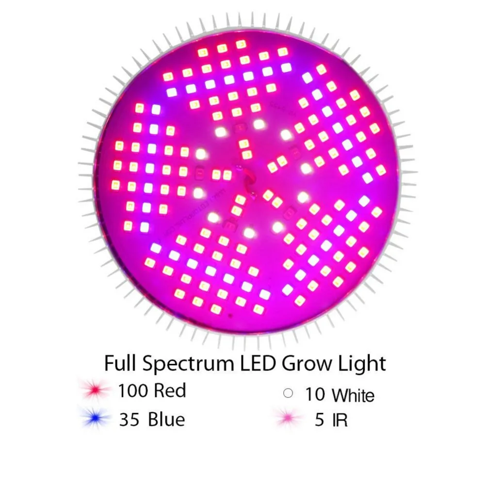 Полный спектр светать 100 Вт E27 LED Grow Light Par38 лампа растение для Foweing Цветущий 85 265