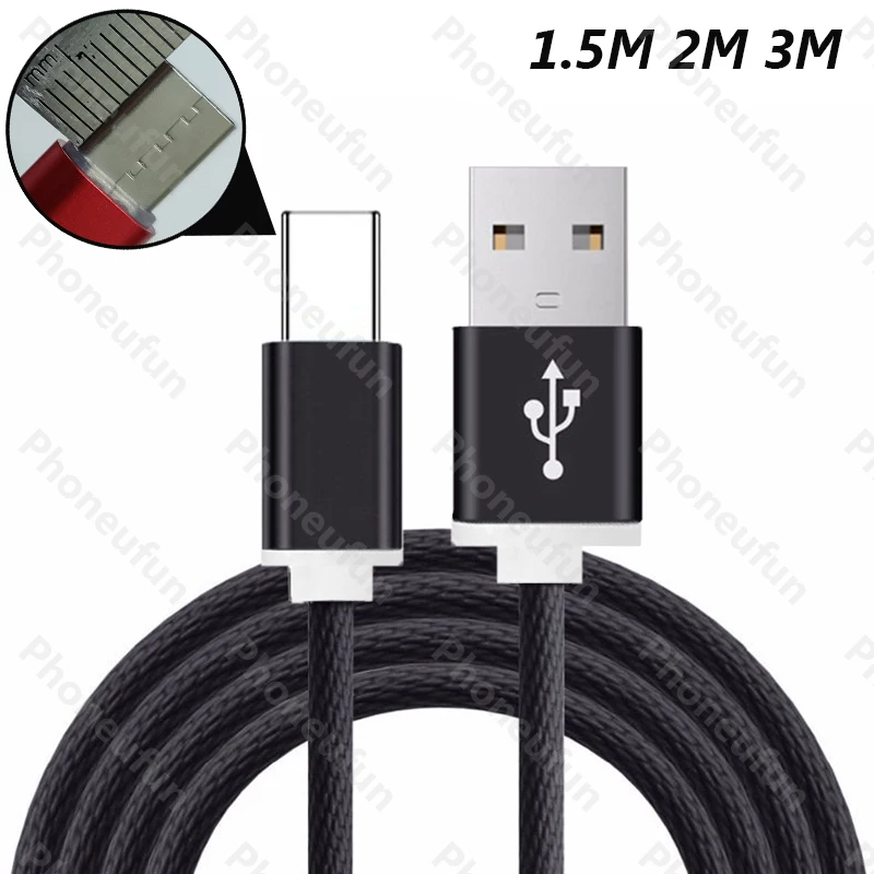 1,5 м/2 м/3 м длиной 10 мм разъем type-C кабель для Oukitel K10 для Blackview P10000 BV9600 BV9500 BV9000 BV8000 BV7000 BV6800 Pro