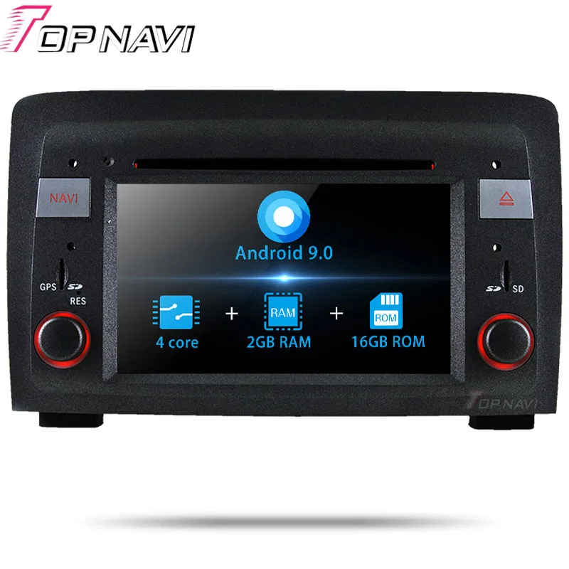 Topnavi 1024*600 Восьмиядерный " Android 9,0 Автомобильная dvd-навигационная система для Fiat Idea(2003-2007) Lancia Musa(2004-2008) плеер стерео - Цвет: 9.0  2G-16G 4 Core