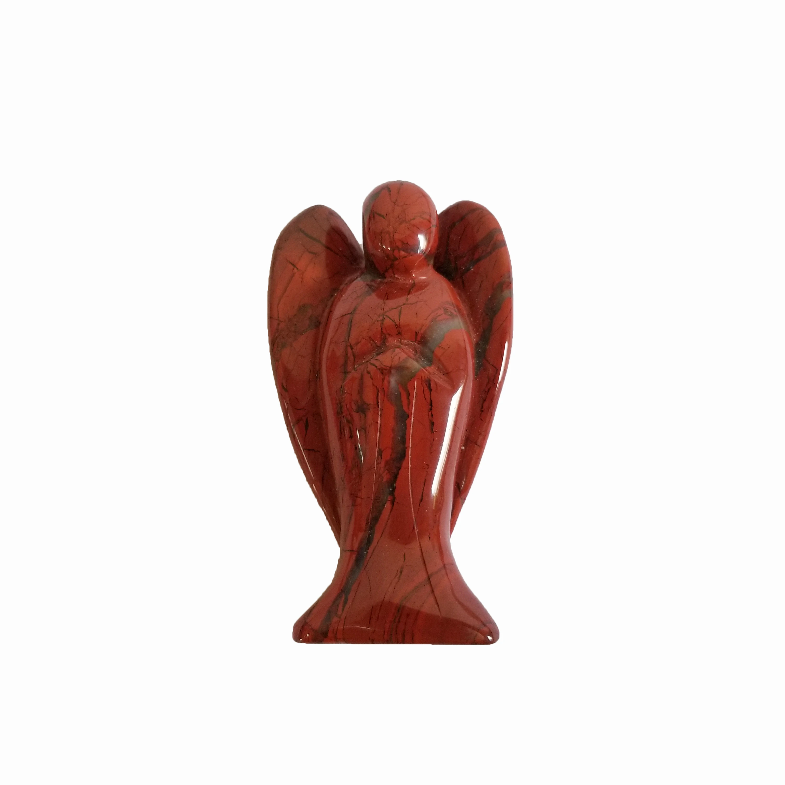 Кристалл Ангел красная яшма кварц нефритовый целебные камни драгоценные для