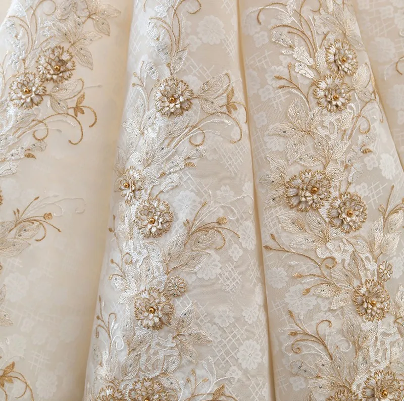 Кружевное платье принцессы Vestido de Noiva с аппликацией для свадьбы 2019 открытыми