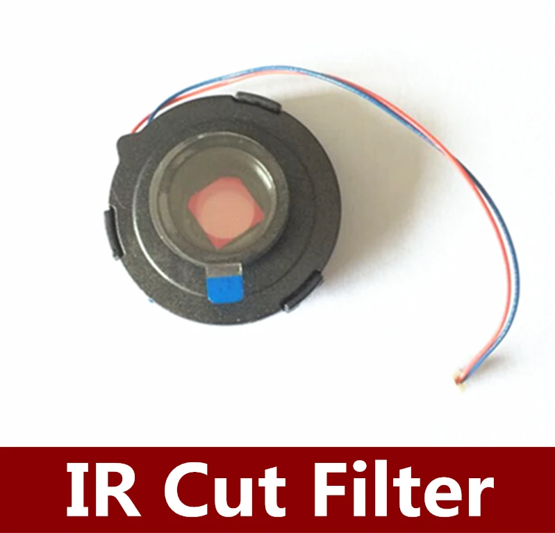 Free shipping  20PCS/LOT   IR cut filter IR-CUT for CCTV camera double filter dual filter IR CUT M12 lens holder