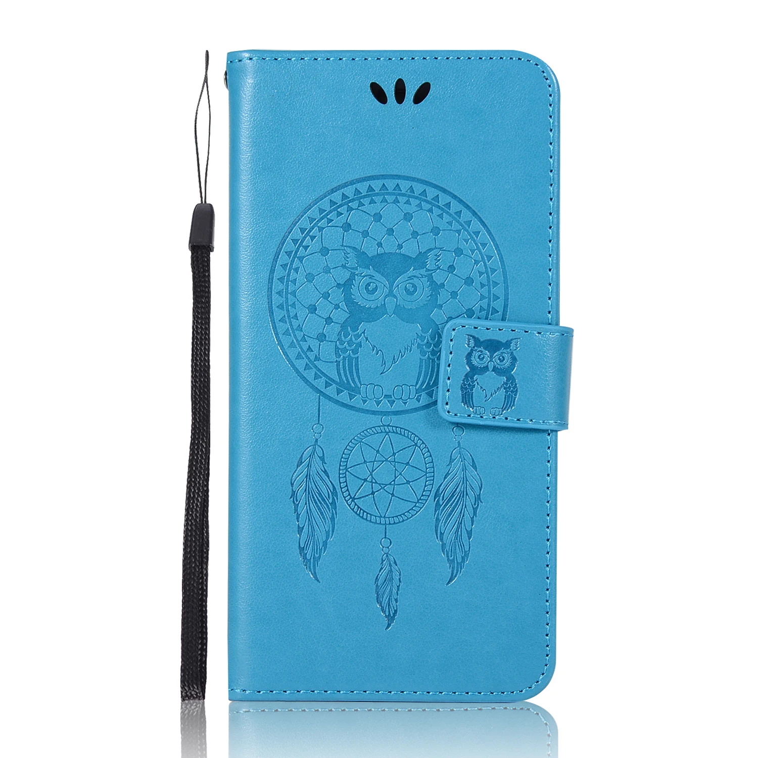 360 Magnetic Full Protection For Huawei P10 Lite Plus Stand Wallet Case Soft TPU PU Leather 3D Pattern Flip Cover + Lanyard | Мобильные