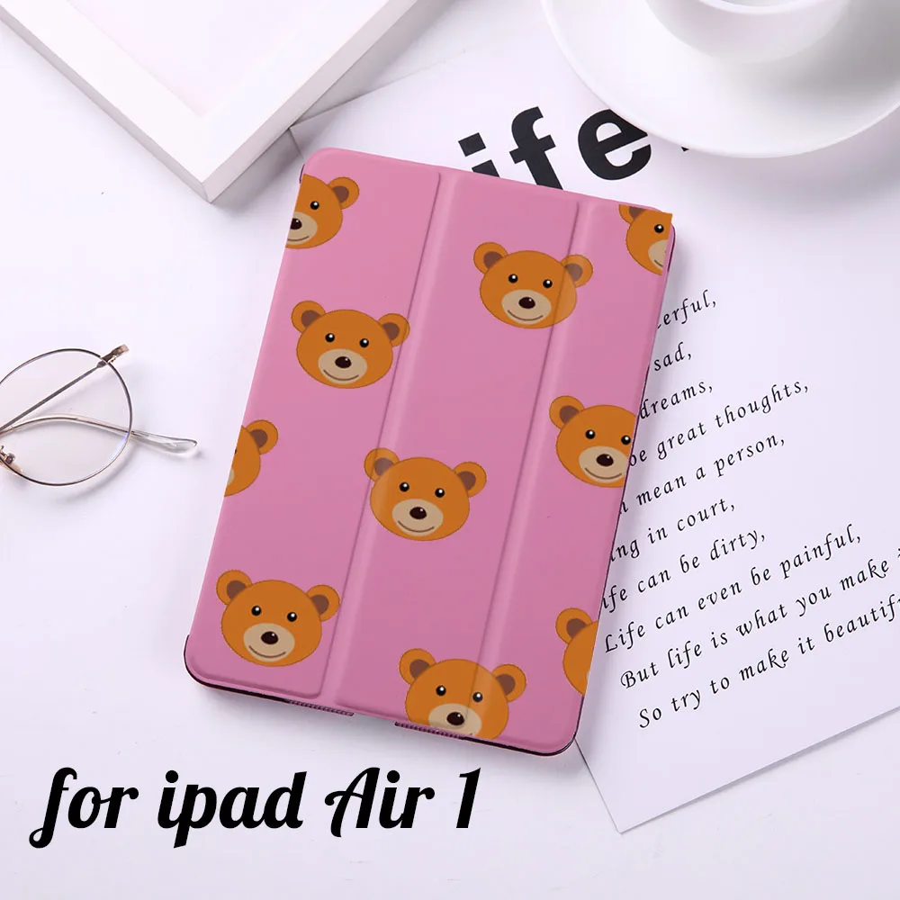 B200083-air1 Магнитный откидной Чехол с изображением милого единорога кота для Apple iPad 9,", Чехол для iPad Air 2 из искусственной кожи, складной чехол-книжка для планшета - Цвет: B200083-air1