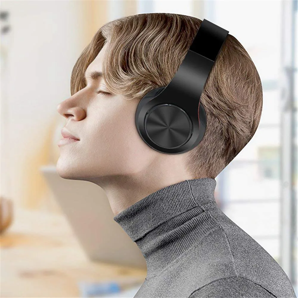 

Wireless Headphones Bluetooth Earphone Music Earphones Foldable Bluetooth Headset with Mic Stereo Headphones for Mobile Phone