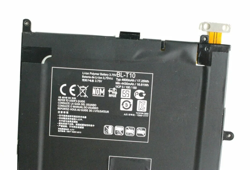 Сменный аккумулятор для LG Optimus G Pad Tablet V500 VK810 GPad 4600 мАч 8 3 Втч В постоянного тока в