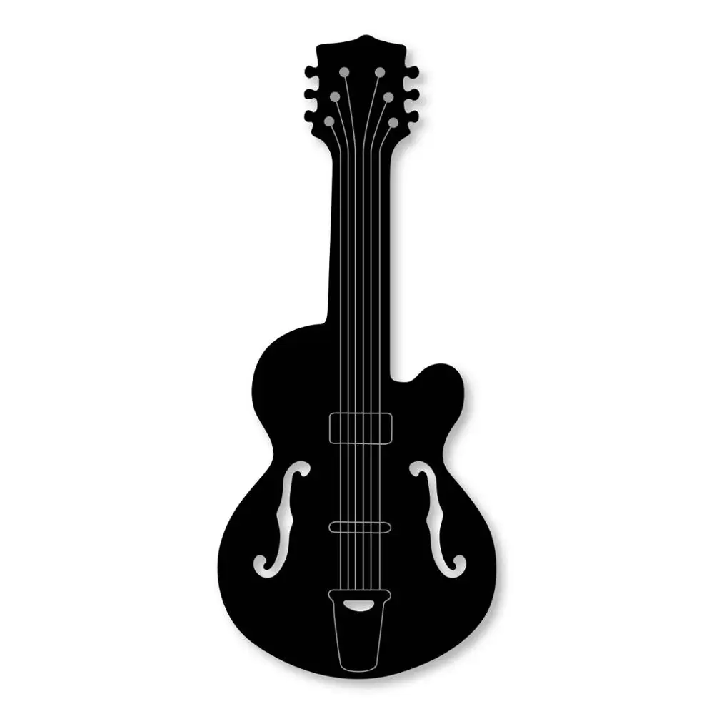 Металлические Вырубные штампы человек Играя Музыку силуэт сшитые DIY для
