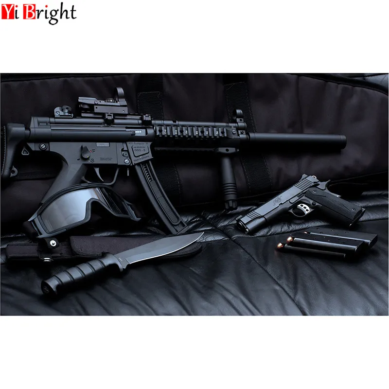 Полная квадратная и круглая Алмазная 5D картина сделай сам пистолет для вышивки