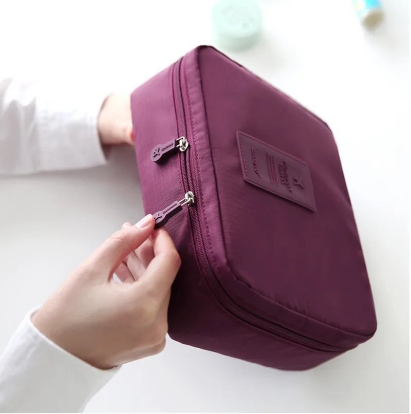 Косметичка несессер Женский дорожный туалетный карандаш чехол для макияжа сумка