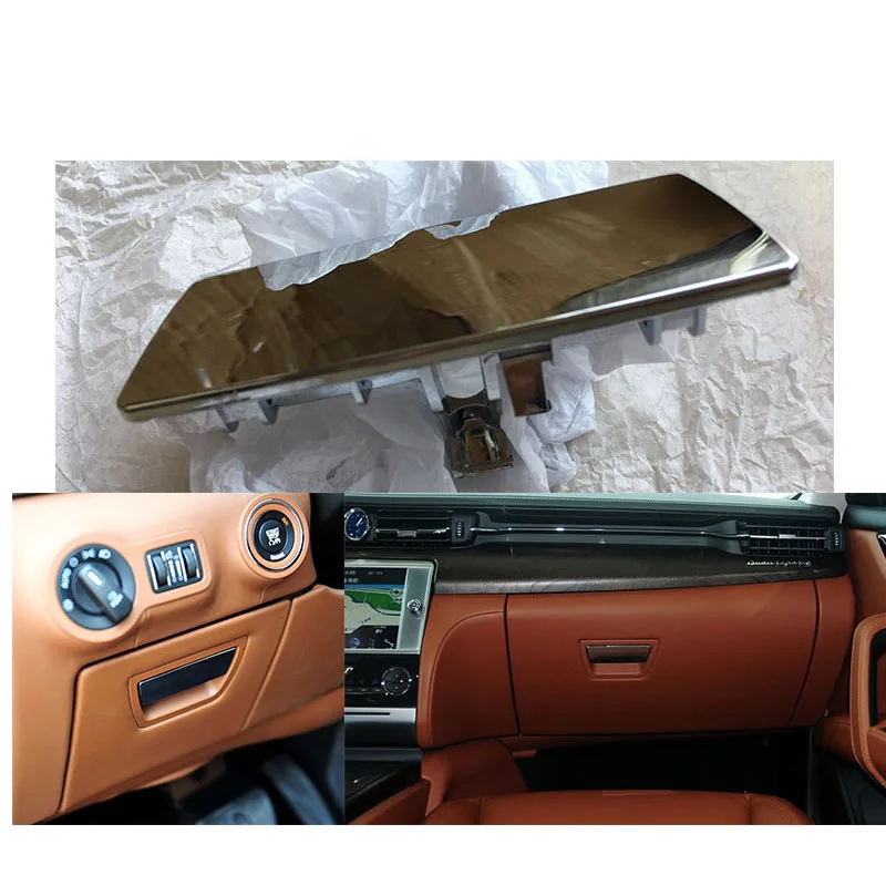 OEM подсветки перчаточного ящика Крышка хромированная ручка защелкой для Quattroporte 2013-22295 673005413 673005414 673005415 673005417 673002687