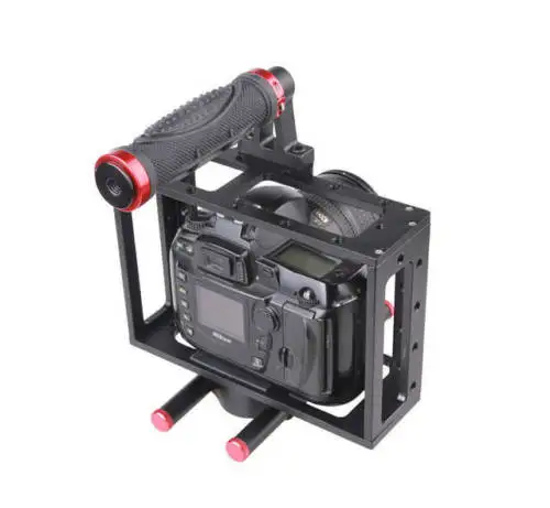 Алюминиевая опора для камеры DSLR верхняя ручка 15 мм стержень canon EOS 5D 7D |