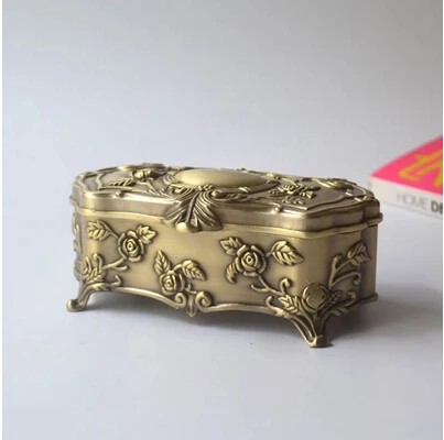 

Europe bronze toothpick box cotton swab box Toothpick Holder Hotel KTV club Houseware YQT001