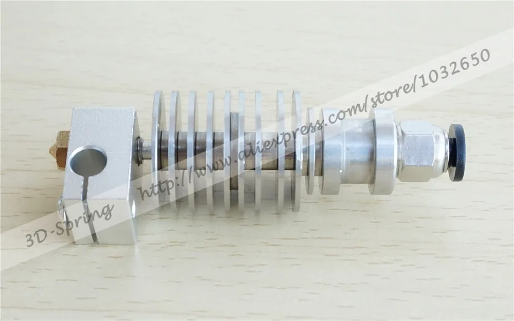 Lite6 Hotend экструдер сопло комплект для дистанционного длинной нержавеющей стали/алюминиевый радиатор титановый для 3d принтера 1,75 мм 3 мм
