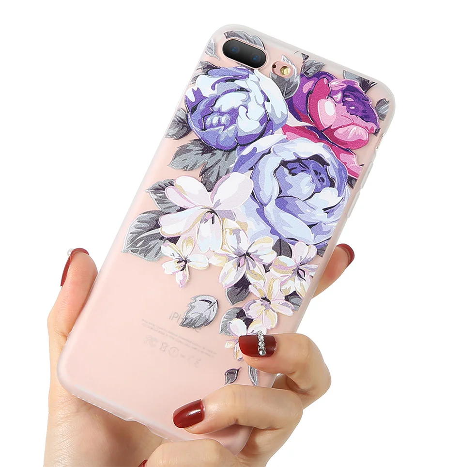 KISSCASE 3D Цветочный чехол для телефона Xiao mi Pocophone F1 8 9 SE mi A1 A2 Lite Red mi 7 6 Pro 6A 5A 5 Plus Note 4 4X мягкий чехол из ТПУ