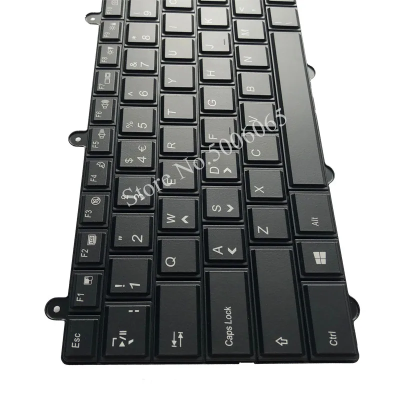 Английская клавиатура для ноутбука с подсветкой Clevo P157SM P177SM P375 P751ZM черная серия