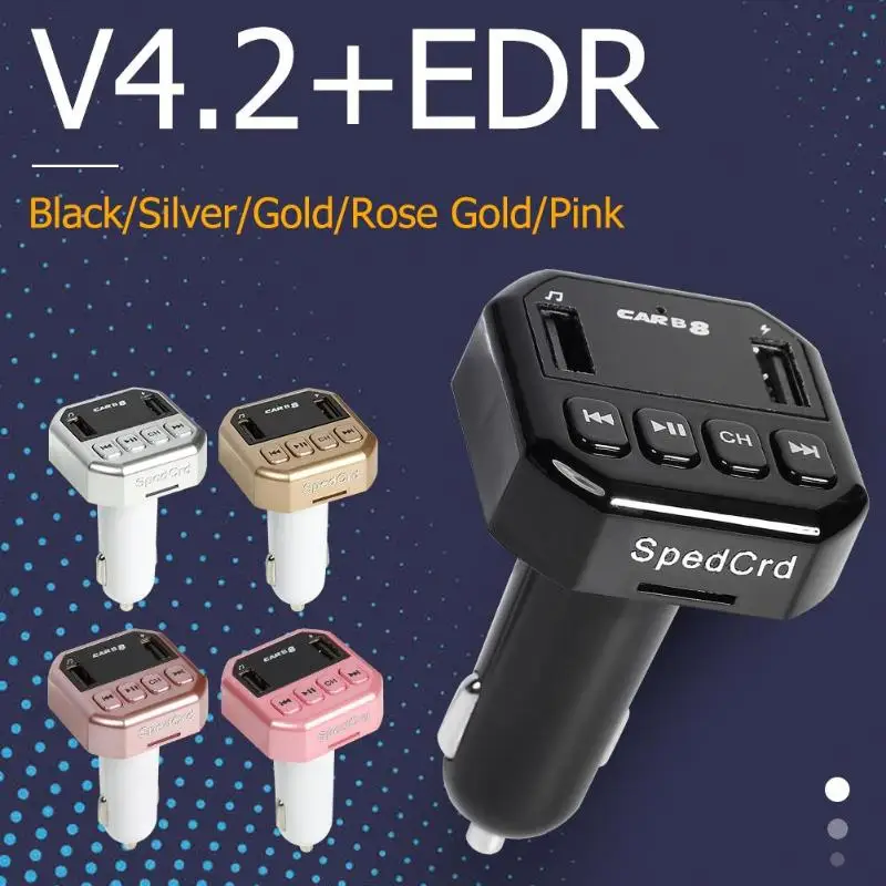 B8 Handsfree Car Kit Bluetooth FM передатчик стерео MP3 плеер Музыкальный адаптер 3.1A USB зарядное