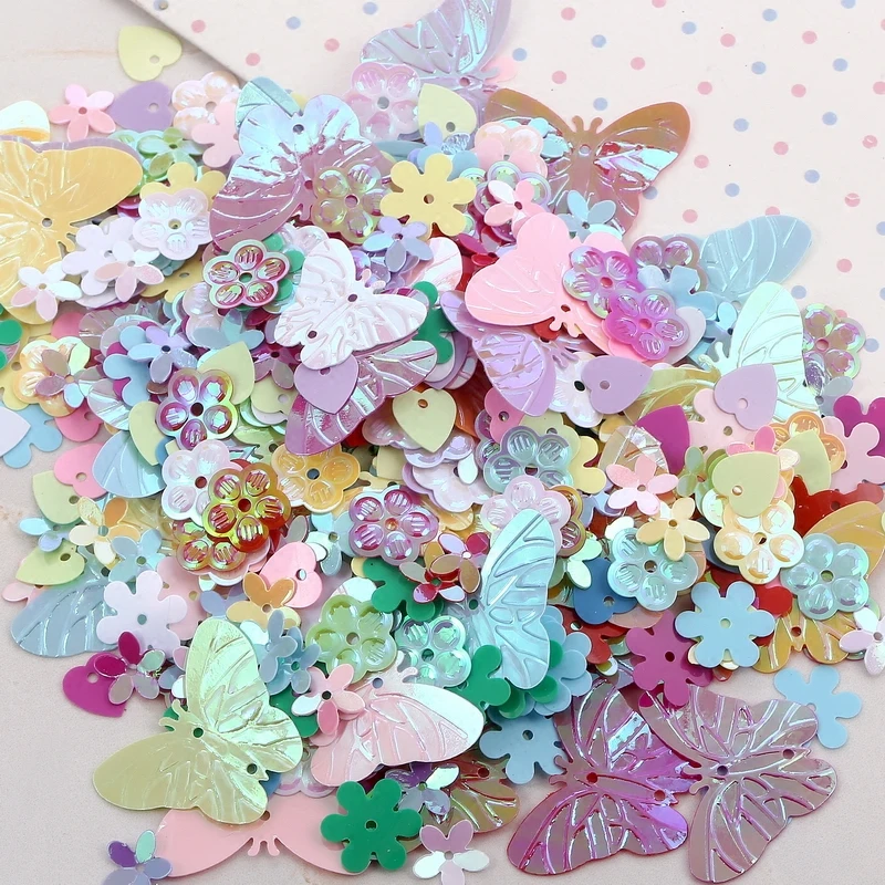 Cartoon Rabbit Sequin Pvc Loose Sequins For Crafts Paillette Sewing Decoration Shoes Bag Wedding Dress Diy Accessory Lentejuelas | Дом и сад